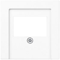 Лицевая панель Jung EcoProfi для 2-м. розетки USB/аудио белый картинка